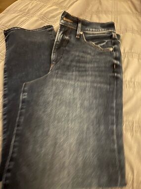 Express Women's Dark Blue Ankle Crop Jeans